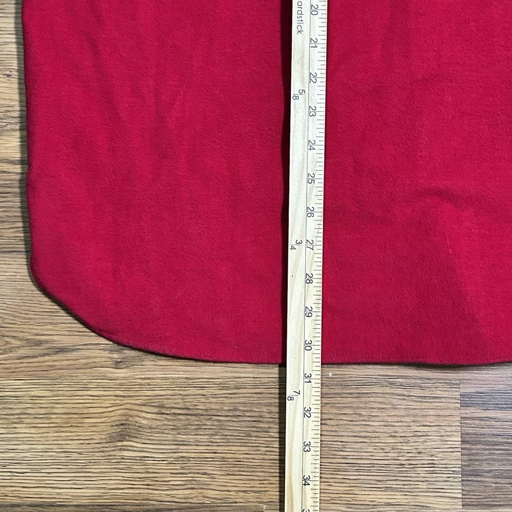 VTG LL Bean Chamois Cloth Shirt Mens 17 Large Regular Red Made in USA Button - Picture 10 of 11